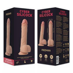 Cyber Silicock - Freeman Silicone Liquide Souple Ultra Réaliste 20 Cm -O- 3.8 Cm